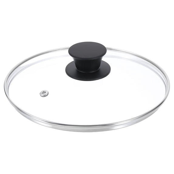 Uxcell 1 Pack Universal Lid for Pot Fit 8 Inch Cookware, Replacement Glass Pan Lids