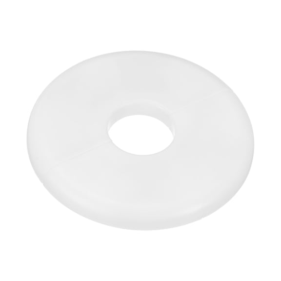 Uxcell 1-Pack Wall Split Flange, ABS Round Self-Adhesive Cover for 22mm/0.87in Dia Pipe [White,6.5mm/0.26in H]