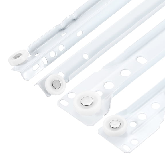 Uxcell 1 Pair Drawer Slides, 18 Inch Soft Close Drawer Slide Heavy Duty Side Bottom Mount Drawer Glides Replacement for Cabinet Dresser Drawers