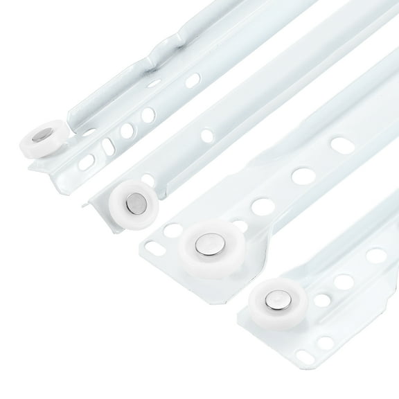 Uxcell 1 Pair Drawer Slides, 20 Inch Soft Close Drawer Slide Heavy Duty Side Bottom Mount Drawer Glides Replacement for Cabinet Dresser Drawers