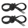 thumbnail image 1 of Uxcell 1-Pair Rhinestone Shoelaces 47" Crystal Cords for Sneakers Black, 1 of 7