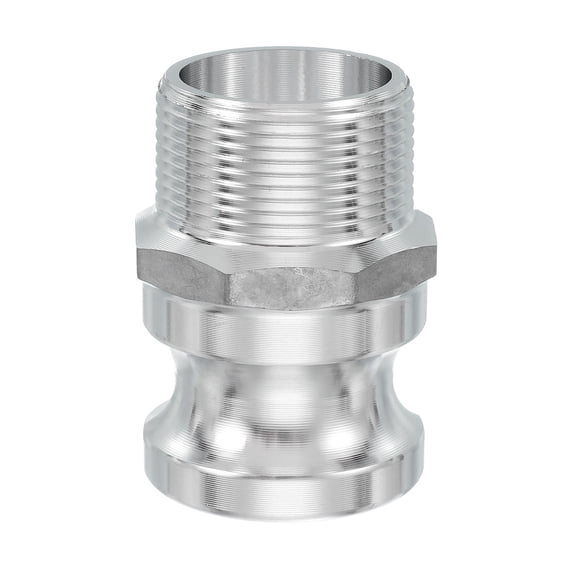 Uxcell 1 Pcs 1.5" Part F Female Adapter x Female Thread Cam Groove Hose Fittings