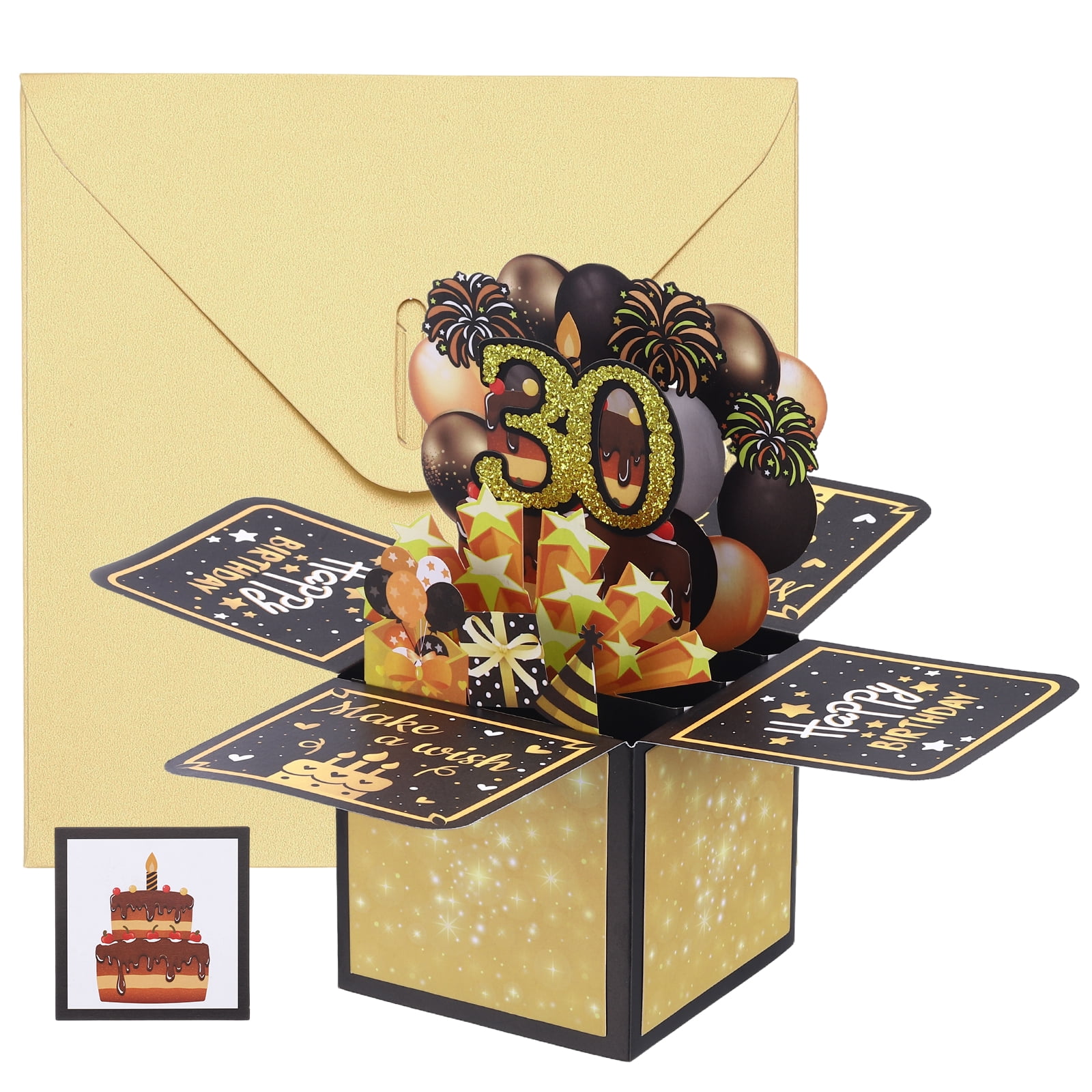Disney Mickey Mouse Cake 3D Pop-Up Birthday Card
