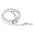 thumbnail image 1 of Uxcell 1 Pcs 47 inch Length Adjustable PU Leather Crossbody Shoulder Purse Strap with Silver Hardware White, 1 of 5