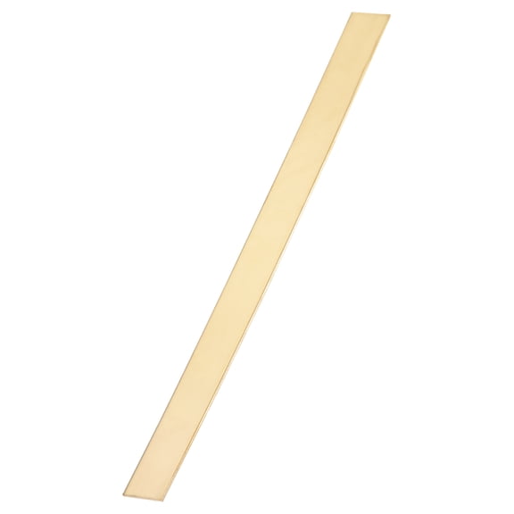 Uxcell 1 Pcs H62 Brass Flat Bar Stock 0.06"x0.75"x12" Square Metal Solid Brass Bars for Knife Making DIY Handicrafts