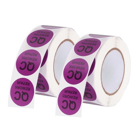 Uxcell QC Rework Labels, Inventory Quality Control Stickers for Warehouse Management 2