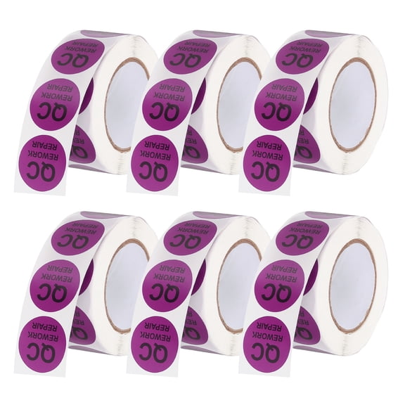 Uxcell QC Rework Labels, Inventory Quality Control Stickers for Warehouse Management 6