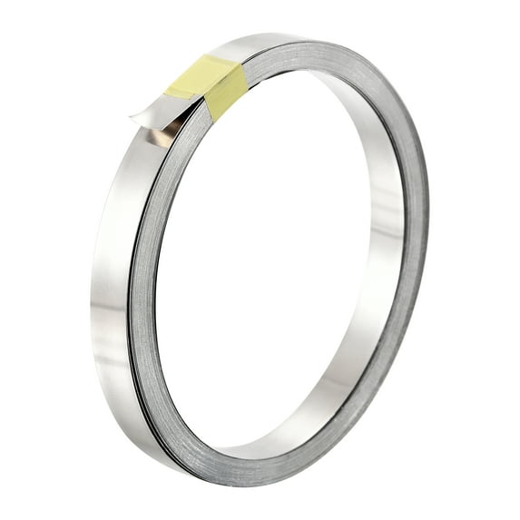 Uxcell 1 Roll 10M Nickel-Plated Steel Strip for Battery, Spot Welding, 8x0.15mm(WxT)
