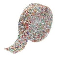 thumbnail image 1 of Uxcell 1 Roll 3 Yards Self Adhesive Crystal Rhinestone Diamond Ribbon for Crafts Project, Wedding Cakes, Birthday Decorations, 1 of 5