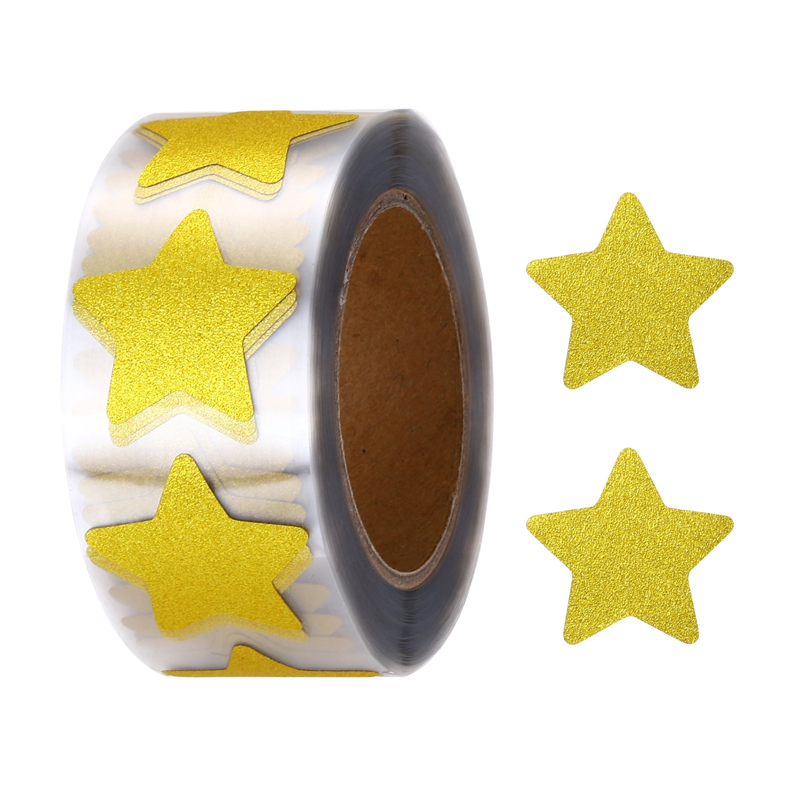 Uxcell 1 Roll Star Stickers 1 Inch DIY Adhesive Sparkling Labels for ...