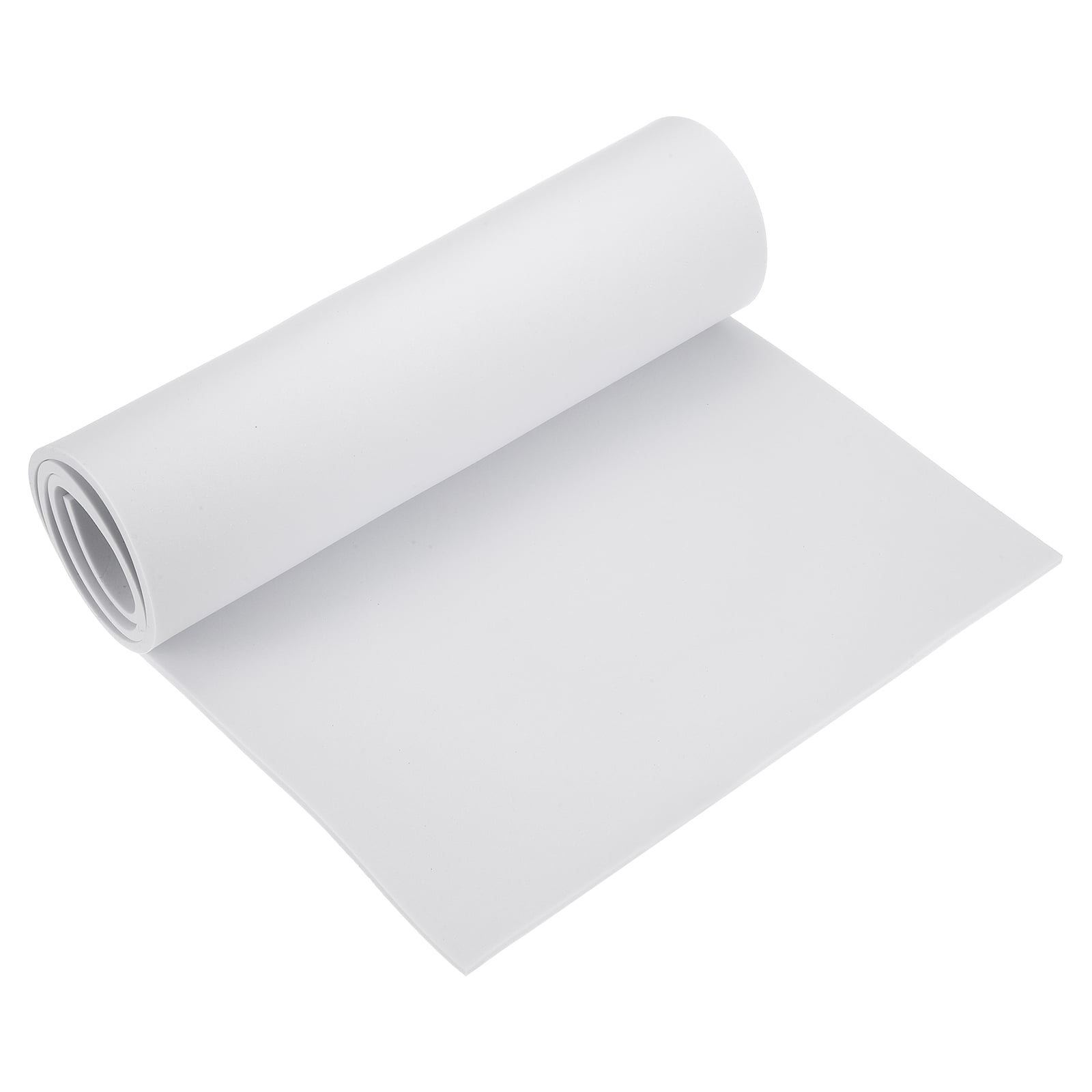 Uxcell 1 Roll White Foam Sheets, 39" x 13" x 0.2" High Density EVA Foam Roll Board Cosplay Craft Sheet for DIY Crafts Projects Furniture Protecting Insulation Weather Stripping
