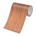 thumbnail image 1 of Uxcell 1-Roll Wood Grain Repair Tape, 3.9inch x 15ft Self-Adhesive Wood Floor Tape, Realistic Textured Repair [Chocolate], 1 of 7