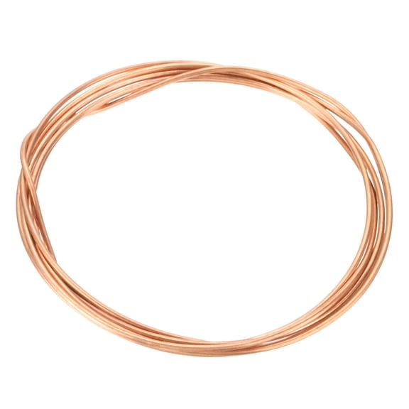 Uxcell 1 Rolls 13 Gauge Soft Copper Wire 6 Feet 99.9% Solid Pure Bare Copper Wire