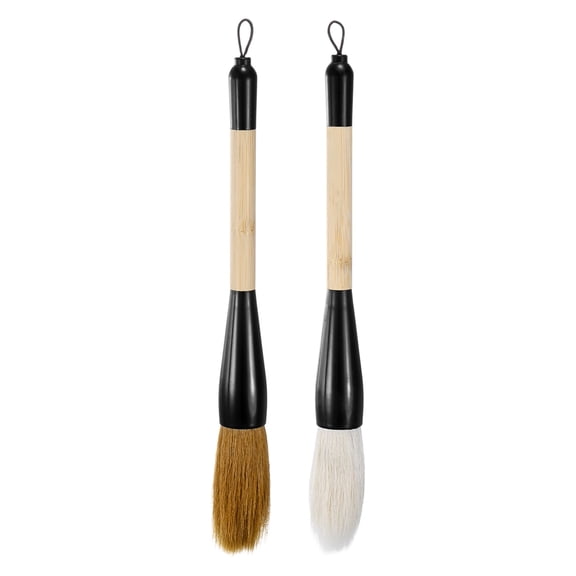 Uxcell 1-Set Cactus Plants Cleaning Brushes, Ma Bamboo Garden Plant Cleaning Tools, Gardening Tool Brush [Yellow/White Bristle]