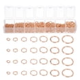 thumbnail image 1 of Uxcell 1 Set Jewelry Making Accessories Set, Open Jump Ring Rose Gold, 1 of 6