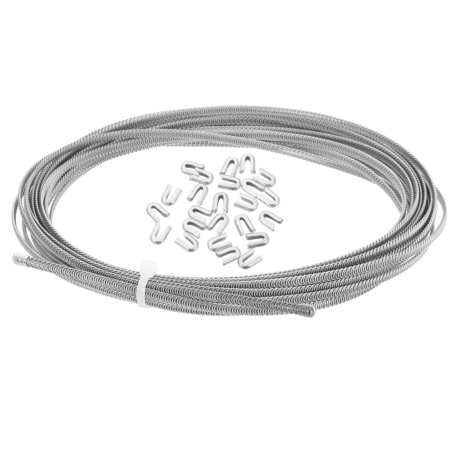 Uxcell 1 Set Spiral Metal Boning, 3/16" x 33FT Stainless Steel Boning ...