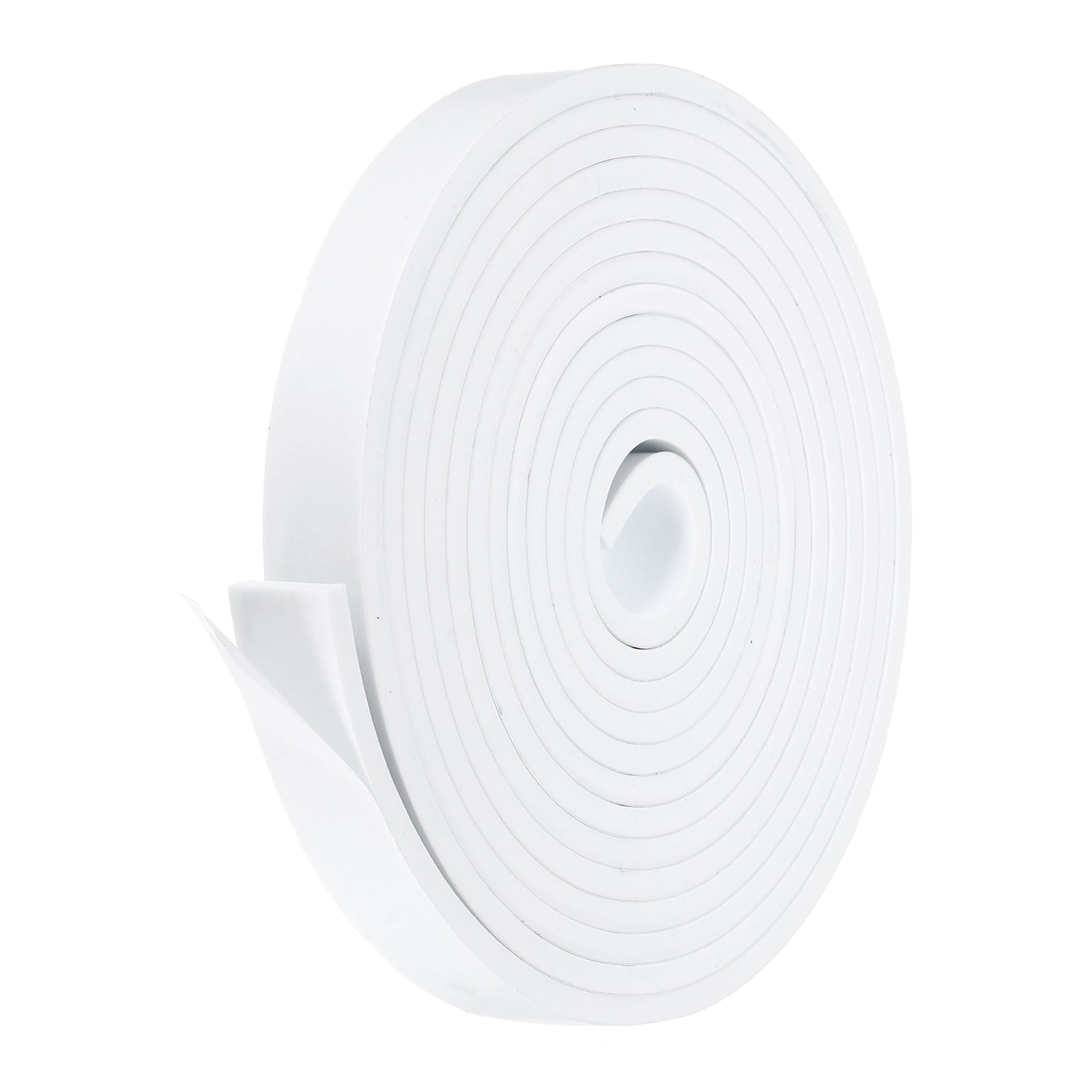 Uxcell 1 Set Weather Stripping Door Seal Self Adhesive White 1 inch x 1 ...