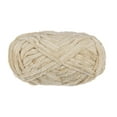 thumbnail image 1 of Uxcell 1 Skein Velvet Yarn Chenille Yarn 100g/3.5oz 87 Yards 6# Super Bulky Polyester Soft Blanket Yarn Beige, 1 of 6