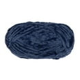 thumbnail image 1 of Uxcell 1 Skein Velvet Yarn Chenille Yarn 100g/3.5oz 87 Yards 6# Super Bulky Polyester Soft Blanket Yarn Dark Blue, 1 of 6