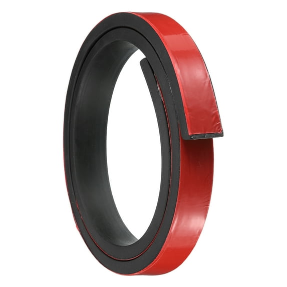 Uxcell 1"W x 3/8"T x 3'L Adhesive Rubber Strips Solid Neoprene Rubber Strips Sheet