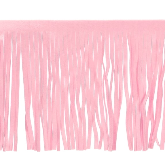 Uxcell 1 Yard 4 inch PU Leather Fringe Trim DIY Tassel Fringe for ...
