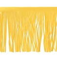 thumbnail image 1 of Uxcell 1 Yard 6 inch PU Leather Fringe Trim DIY Tassel Fringe for Sewing, Lemon Yellow, 1 of 4