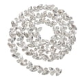 thumbnail image 1 of Uxcell 1 Yard Crystal Rhinestone Trim Close Chain Applique Embellishment for Sewing Crafts DIY Decoration Wedding Clothing Jewelry Making, White, 1 of 7