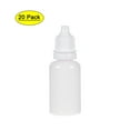 thumbnail image 1 of Uxcell 1 oz Empty  Small Mouth Squeezable Dropper Bottle Plastic White 20 pcs, 1 of 6