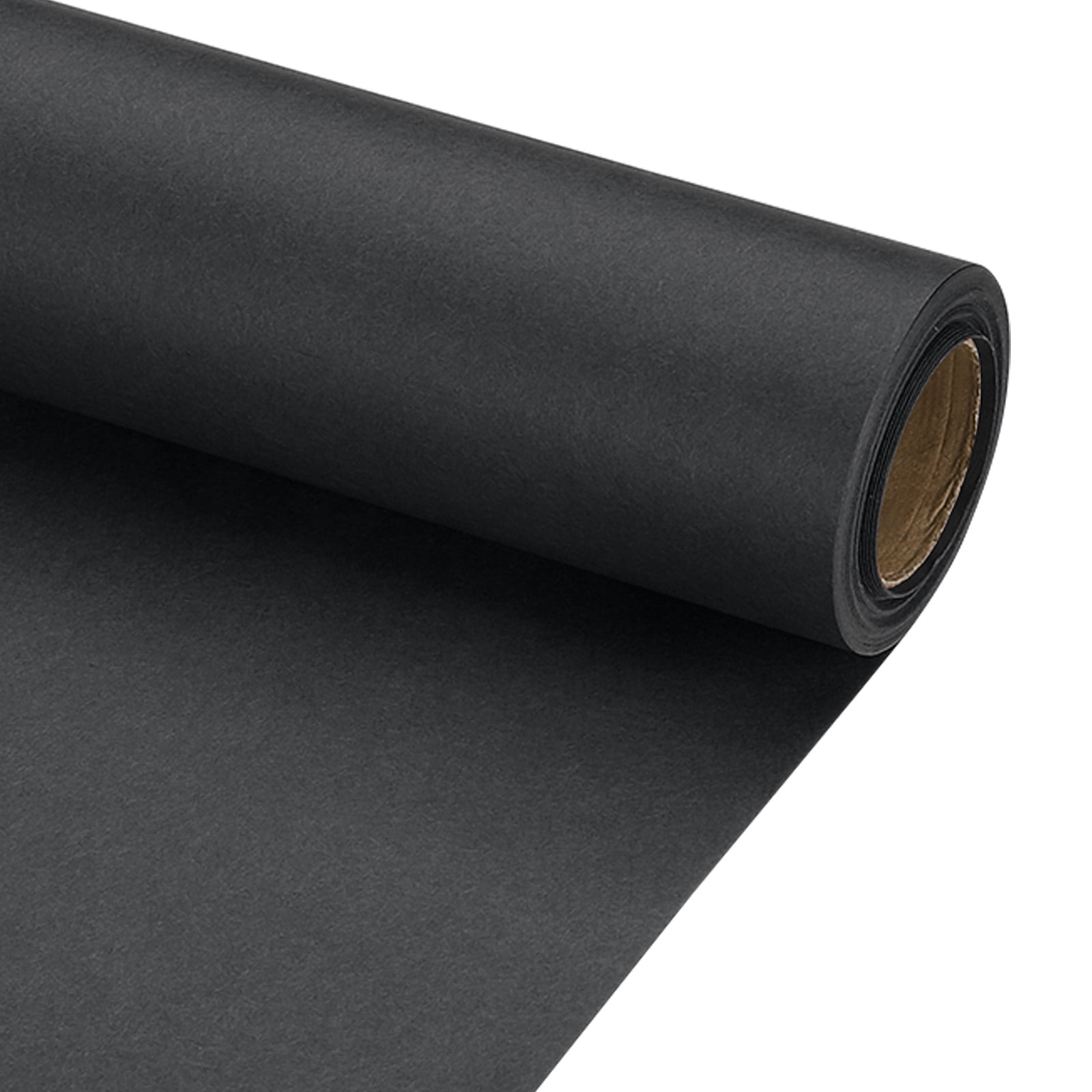 Uxcell 1 pack Wrapping Paper, Craft Paper Packing Paper 15" x 300"(25') Black