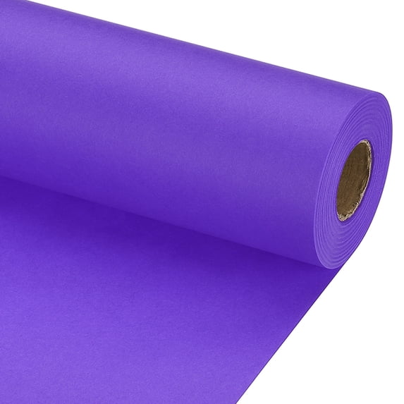 Uxcell 1 pack Wrapping Paper, Craft Paper Packing Paper 15" x 800"(66') Violet Blue