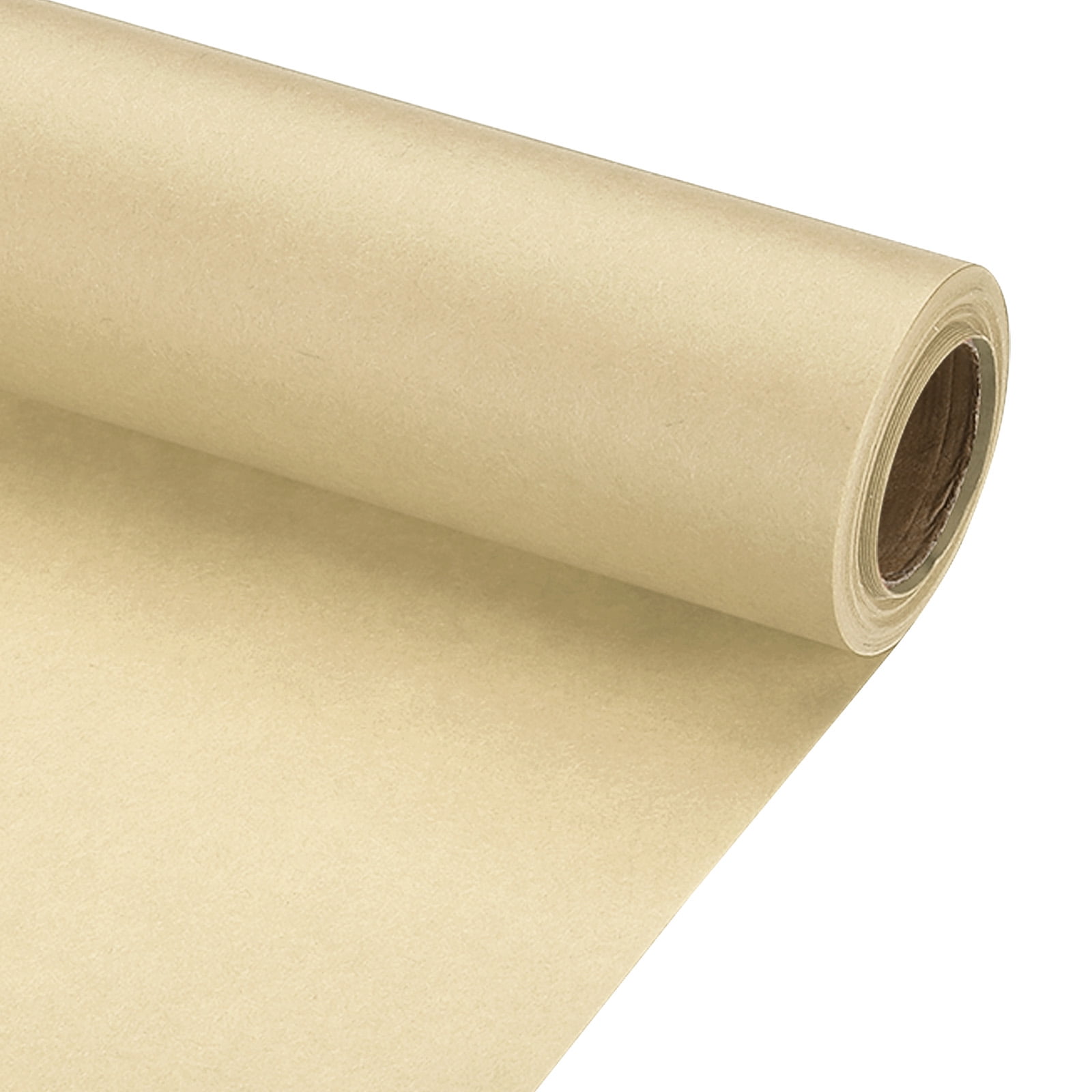 Uxcell 1 pack Wrapping Paper, Craft Paper Packing Paper 17" x 300"(25') Brown