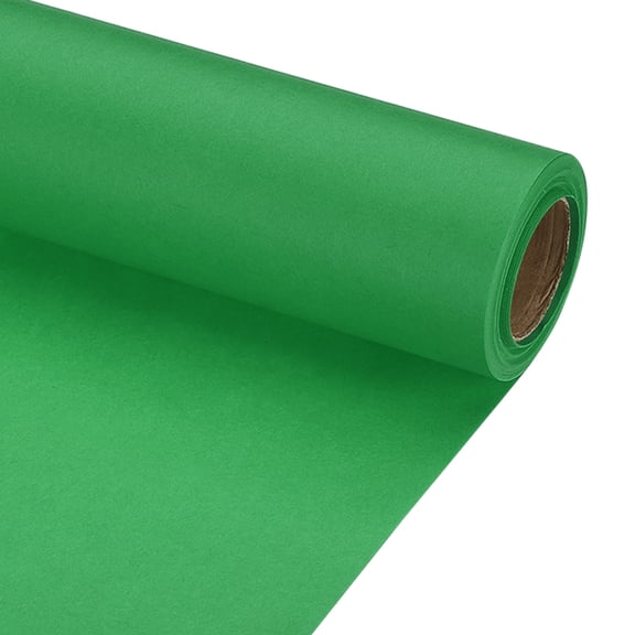Uxcell 1 pack Wrapping Paper, Craft Paper Packing Paper 20" x 300"(25') Green