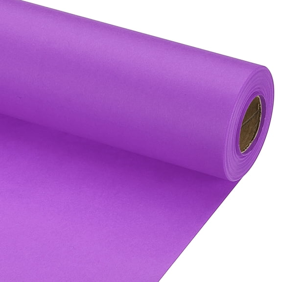 Uxcell 1 pack Wrapping Paper, Craft Paper Packing Paper 20" x 600"(49') Dark Purple