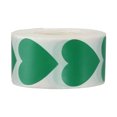 thumbnail image 1 of Uxcell Heart Stickers Roll, Stickers for Small Business Paper Self-Adhesive Gift Labels for Gift Wrapping Party Favor Tags Bags Green, 1 of 5