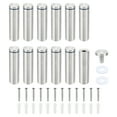 thumbnail image 1 of Uxcell 1 x 3.6 Inch Sign Standoff Screws, 12 Set Stainless Steel Wall Standoff,Silver, 1 of 6