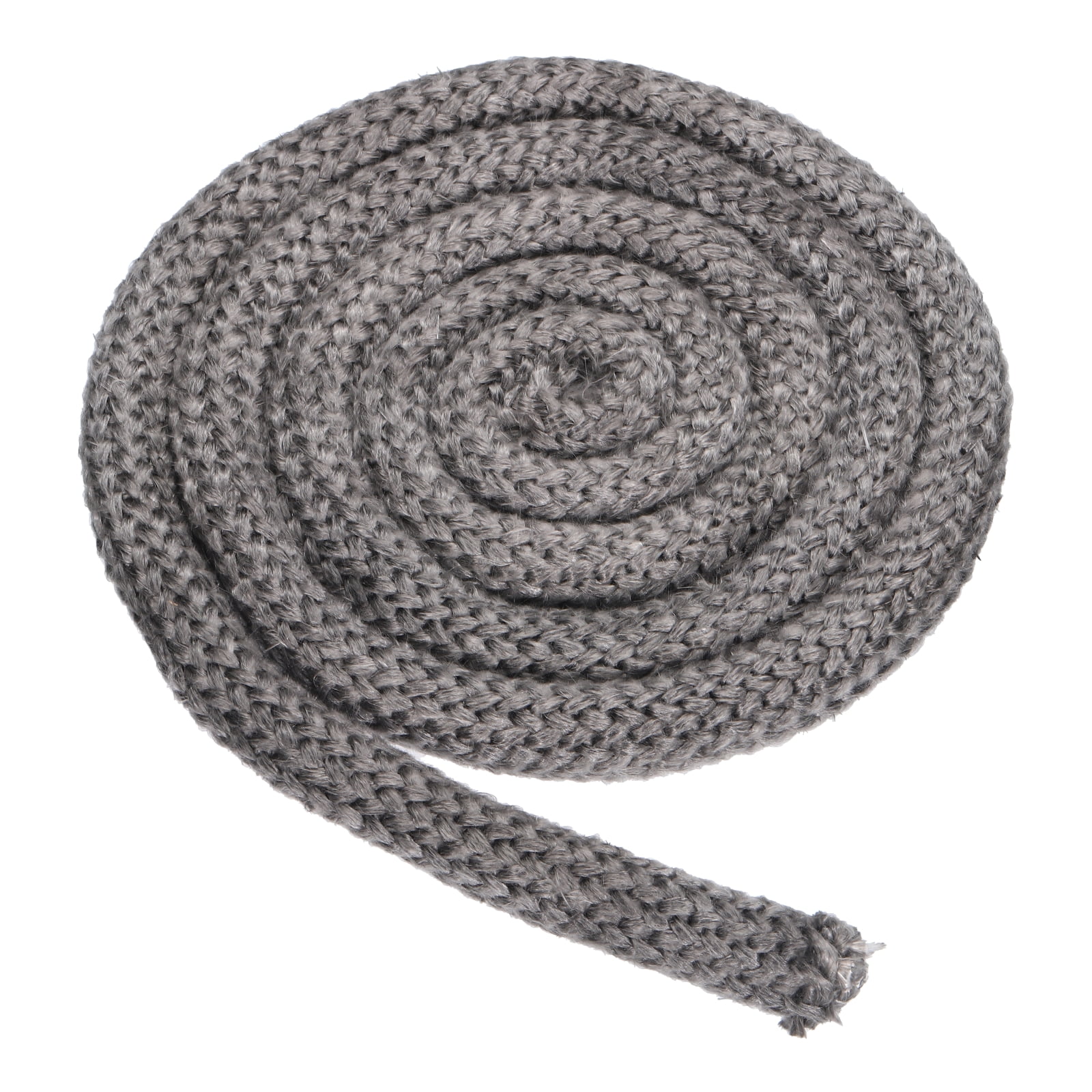 Uxcell 1"x 86" Wood Stove Gasket, Graphite Fiberglass Round Type High Temperature Resistance
