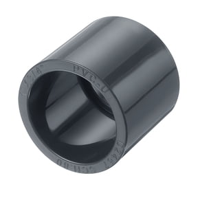 Uxcell 1"x3/4" PVC Reducing Bushing, SCH80 Pipe Fitting Adapter (Spigot x Socket) Solvent Weld Coupling Reducer Fitting for Plumbing Systems DWV Drain Waste Vent Fitting