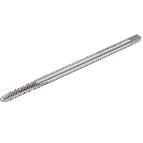 Uxcell 10-24 UNC High Speed Steel 6542 4" Length 3 Straight Flute Screw Thread Tap