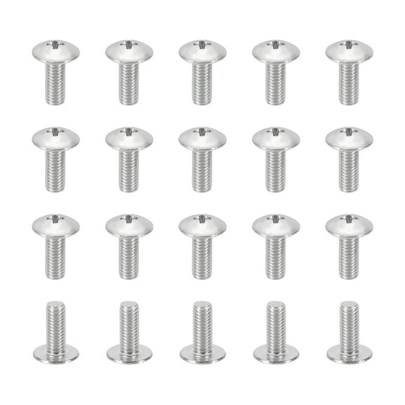 Uxcell 10#-32*1/2" Phillips Truss Head Bolts Screws, 20Pcs for Ceiling Fan Blade