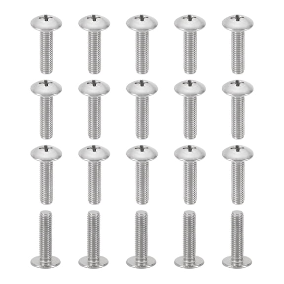 Uxcell 10#-32*3/4" Phillips Truss Head Bolts Screws, 20Pcs for Ceiling Fan Blade