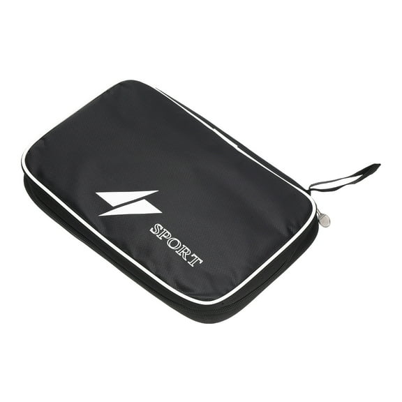 Uxcell 10.6" x 6.7" Ping Pong Paddle Case Table Tennis Racket Case Soft Cover Container Bag, Black