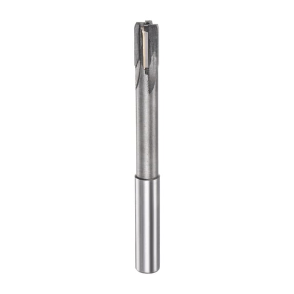 Uxcell 10.7mm H7 C1/K30 Tungsten Carbide Tip Straight Flutes Lathe Machine Chucking Reamer