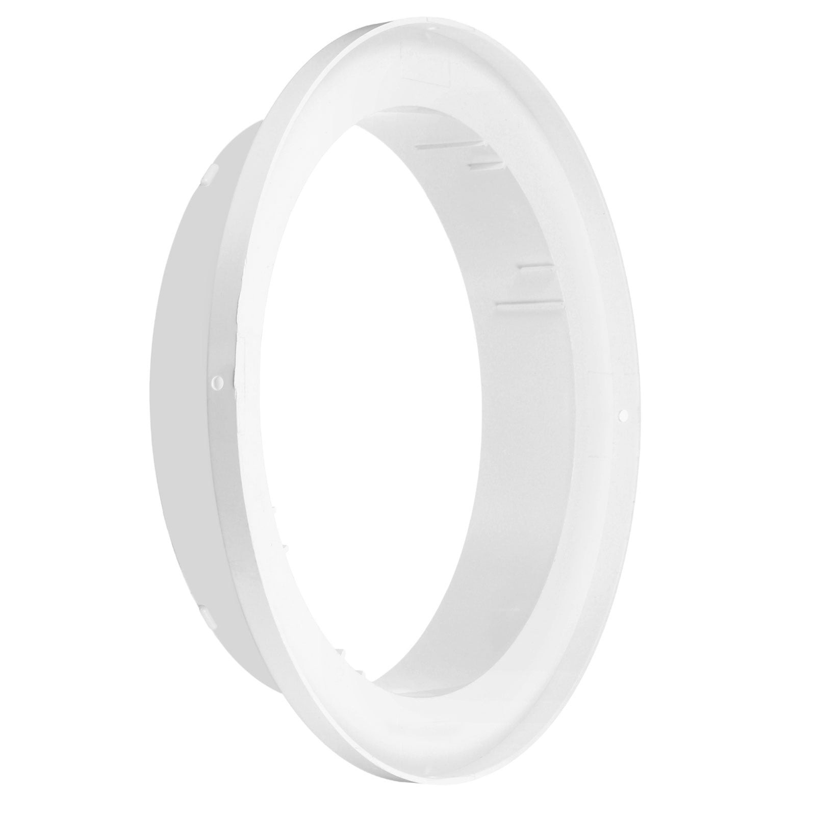 Uxcell 10 to 8 Inch Duct Reducer, 1Pcs ABS Air Duct Adapter HAVC Pipe Connector Dryer Vent Adapter Increaser Reducer for Inline Ventilation System, White (150mm to 100mm)