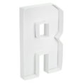 thumbnail image 1 of Uxcell 10" Cardboard Letter, Letter R Paper Box Fillable Tray Container for Mache Chocolate Candy Decorations, White, 1 of 6