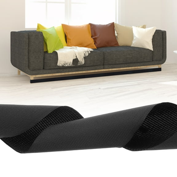 Uxcell 10 Feet x 4 Inch Under Couch Blocker, Nylon Under Furniture Blocker, Adjustable Gap Strap Barrier Prevent Things from Going Under Sofa Bed