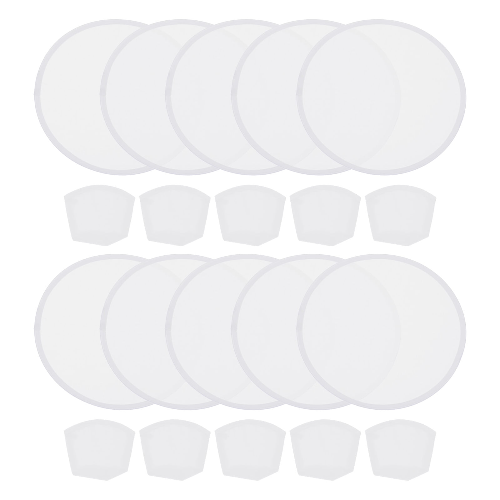Uxcell 10" Foldable Flying Disc Folding Pocket Flying Disc Bulk Set