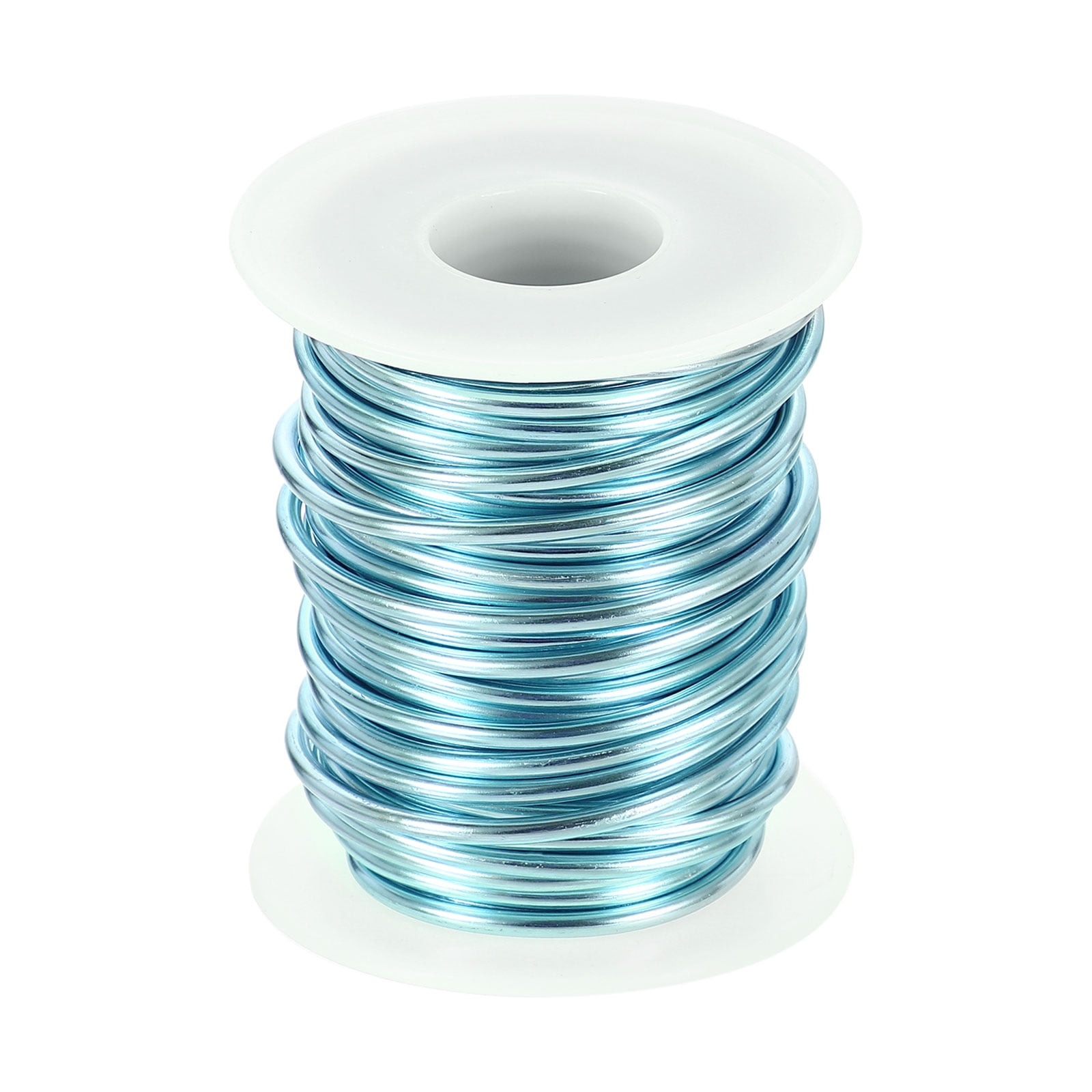 Fil Aluminium Artisanat 10 Gauge 2.5mm 33ft - Fil Métal Souple Anodisé Pour Bijoux Et Sculpture DIY Argent Brillant