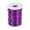 thumbnail image 1 of Uxcell 10 Gauge Aluminum Craft Wire 2.5mm 33ft Flexible Bendable Anodized Metal Jewelry Sculpting Wire for Jewelry Making Modelling Craft DIY, Purple, 1 of 7