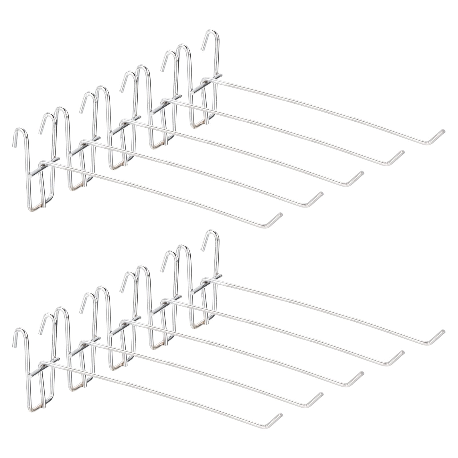 Store Rack Hook Uxcell 10 Grid Wall Hooks, 8 Inch Grid Wall Panel Display Hooks for ...