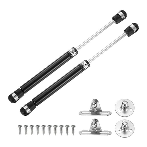 Uxcell 10 Inch 40N/9lb Gas Shock Strut Lift Support, (Black, Set of 6)